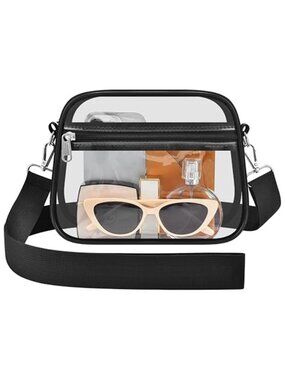 Clear Bag for Stadium Events - Stadium Approved Small Mini Clear Purse, Women's